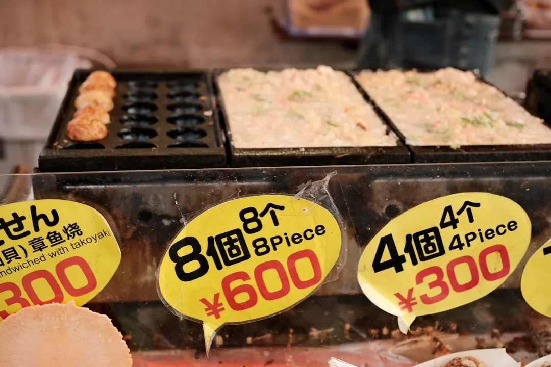 오사카 현지 음식 투어에서 맛보는 전통 요리