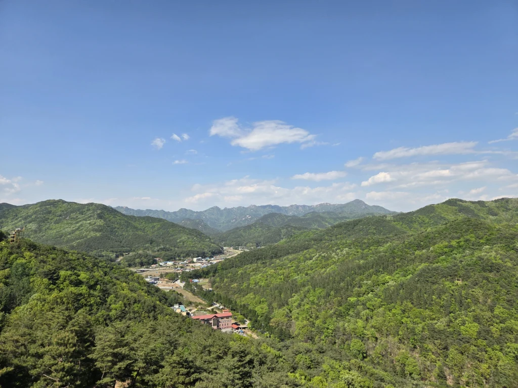목탁봉 전망대 전경